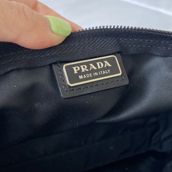 Prada Black Small Nylon Pouch - Picture 10 of 13
